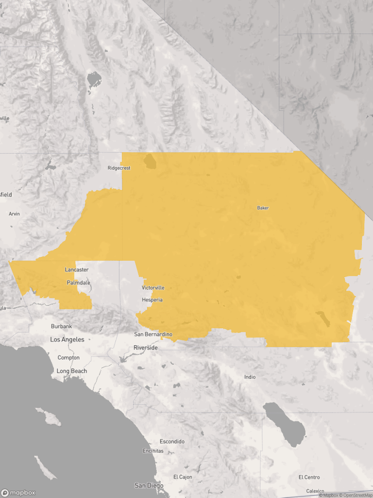 View of map with yellow overlay for Assembly District 34 boundaries.