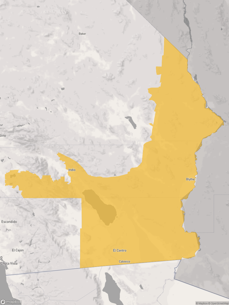 View of map with yellow overlay for Assembly District 36 boundaries.